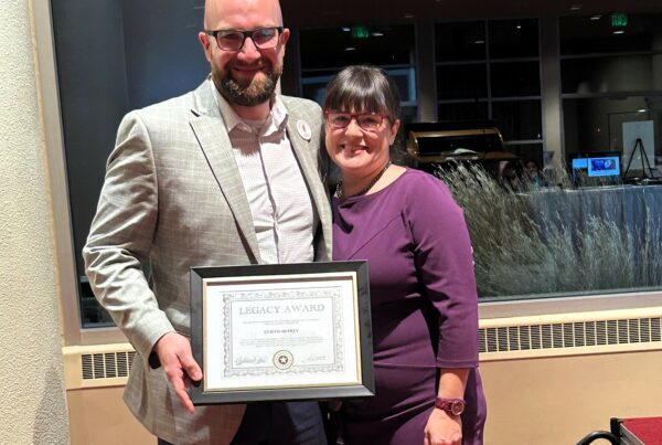 Curtis Deprey of Midwest Select Insurance Group received the 2023 Epilepsy Foundation of Wisconsin Legacy Award for his service and dedication.